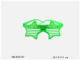 OBL625107 - Flash pentagram glasses 3 lights, electricity