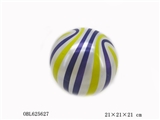 OBL625627 - 9寸彩条彩印球