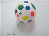 OBL627131 - 9 inch white background color printing ball