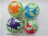 OBL627143 - 9 inches dinosaur color printing ball
