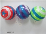 OBL627147 - 9 inches color printing ball circle stars