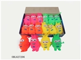 OBL627296 - Box of 12 only rhubarb zhuang people flash maomao ball