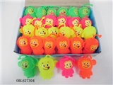 OBL627304 - 盒庄24只小猴子闪光毛毛球