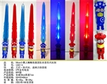 OBL627399 - 56 cm yellow people spider-man captain America flashing swords