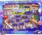OBL628212 - 警察套装（合金滑行）