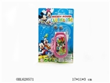 OBL628571 - Mickey Mouse phone with flash (with two button battery)