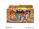OBL628796 - Two deformation combiners, conventional cartoon animals
