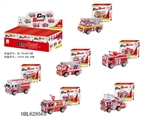 OBL629565 - 6 back to fire truck three-dimensional jigsaw puzzle
