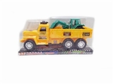 OBL629776 - Solid color engineering inertia slide car truck