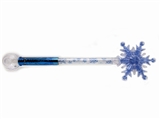 OBL629816 - Snowflakes plus the ball long stick handle electroplating subject and cloth (red blue green glow thr