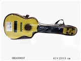 OBL630037 - Shallow wooden-grain four plays the guitar string