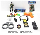 OBL630331 - 警察小套装乒乓枪10件套