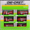 OBL631016 - 1:60回力合金模型 消防车