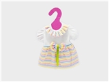 OBL631706 - Between white knitting striped skirt