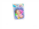 OBL632945 - Baby bath tub Female doll (wear towel)