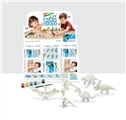 OBL633065 - Coloured drawing or pattern of dinosaurs