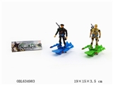 OBL634983 - Pedal back in chariot soldier