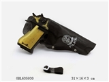 OBL635930 - Golden flint gun holster belt