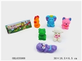 OBL635988 - Six plastic animal