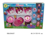 OBL636437 - The pink pig sister tableware with four the pig