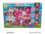 OBL636442 - The pink pig sister tableware with four the pig