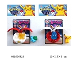 OBL636823 - 1.5寸宝可梦GO精灵2只+5cm爆丸精灵球（配铁卡）