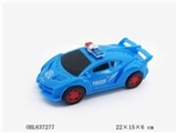 OBL637277 - The lamborghini is pull a police car