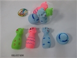 OBL637498 - Lining plastic animal bowling