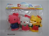 OBL637506 - Three lining plastic zhuang KT cat