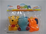 OBL637513 - Three lining plastic animal zhuang