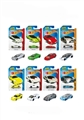OBL637658 - Conventional 1:6 4 alloy car (4, 2 color each style)