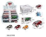 OBL637888 - 4 inertia alloy simulation and cross-country car (12 / box)