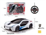 OBL638386 - Four-way remote-controlled BMW i8 1:16 black window