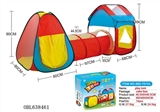 OBL638461 - Triad of children play house fit tunnel tube tent