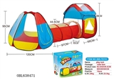 OBL638471 - Triad of children play house fit tunnel tube tent