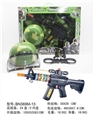 OBL639132 - 开窗盒军事套装迷彩有罩帽M16八音枪带红外线