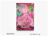 OBL639518 - 1寸实身活动芭比
