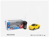 OBL639538 - Second pass band 3 d light audi remote control car 3 color combination Yellow, orange, blue