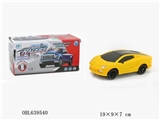 OBL639540 - 电动3D灯光音乐万向兰博基尼3色混装  黄，橙，蓝