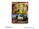 OBL640043 - Spray paint the locomotive plus the cowboys and indians