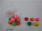 OBL640299 - 3.2 cm mesh bag 10 smiling face bounce the ball