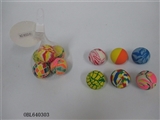 OBL640303 - 4.5 cm mesh bag 5 grain of red bounce the ball