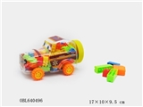 OBL640496 - 米尔小悍马益智类积木多色混装称重65克（55PCS）