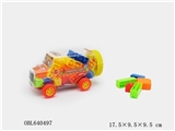 OBL640497 - 米尔小校巴益智类积木多色混装称重80克（20PCS)