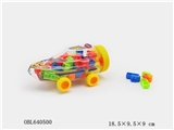 OBL640500 - 米尔小游艇益智类积木多色混装称重50克（40PCS）