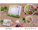 OBL640577 - 石膏彩绘(花草款)