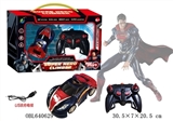 OBL640629 - Superman remote control wall climbing car a key demonstrate automatic precision fine-tuning a key sp
