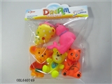 OBL640749 - 5 zhuang lining plastic animals