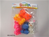 OBL640750 - 5 zhuang lining plastic animals