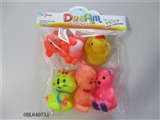 OBL640751 - 5 zhuang lining plastic animals